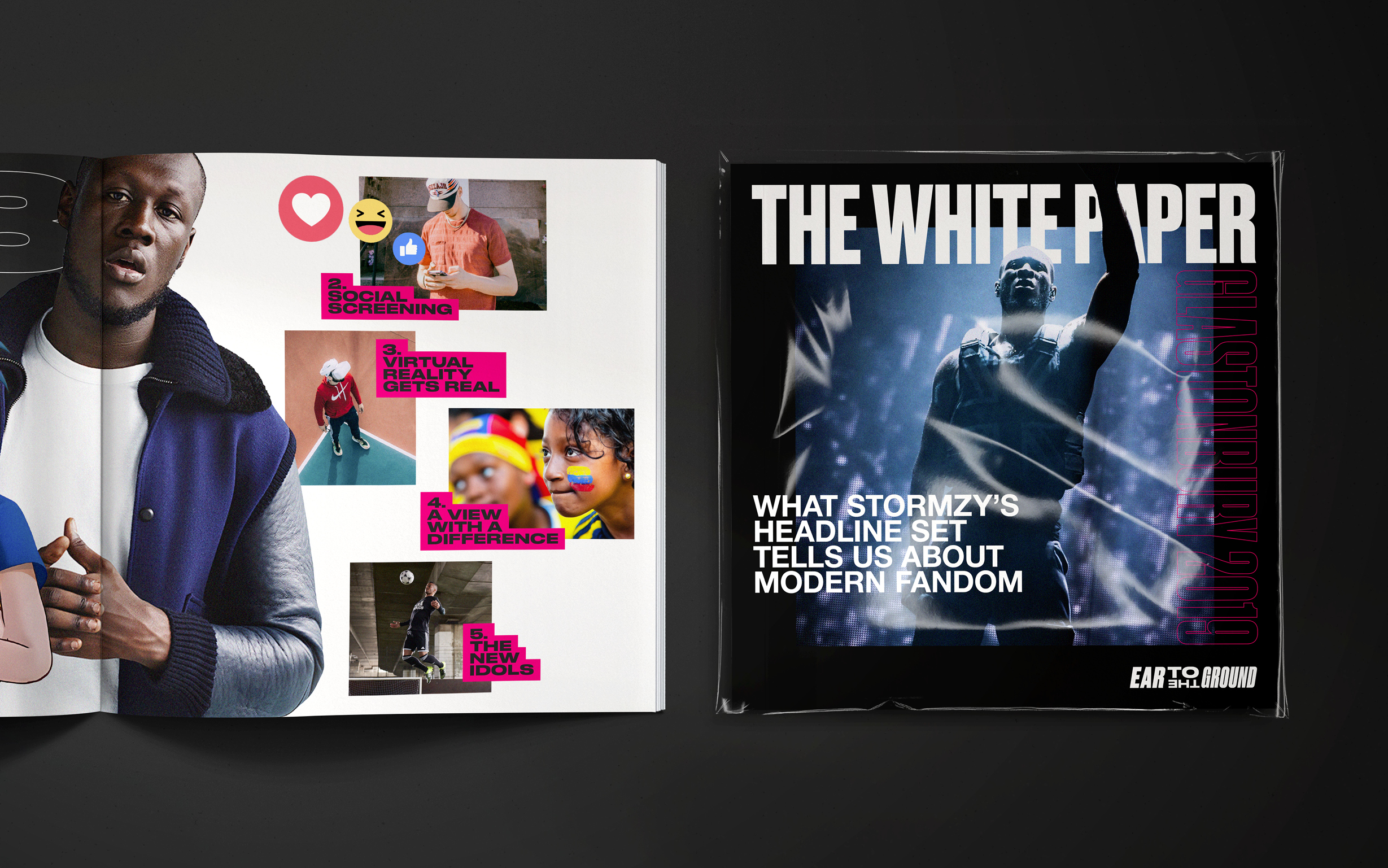 Ear To The Ground – The White Paper Cover and Spread