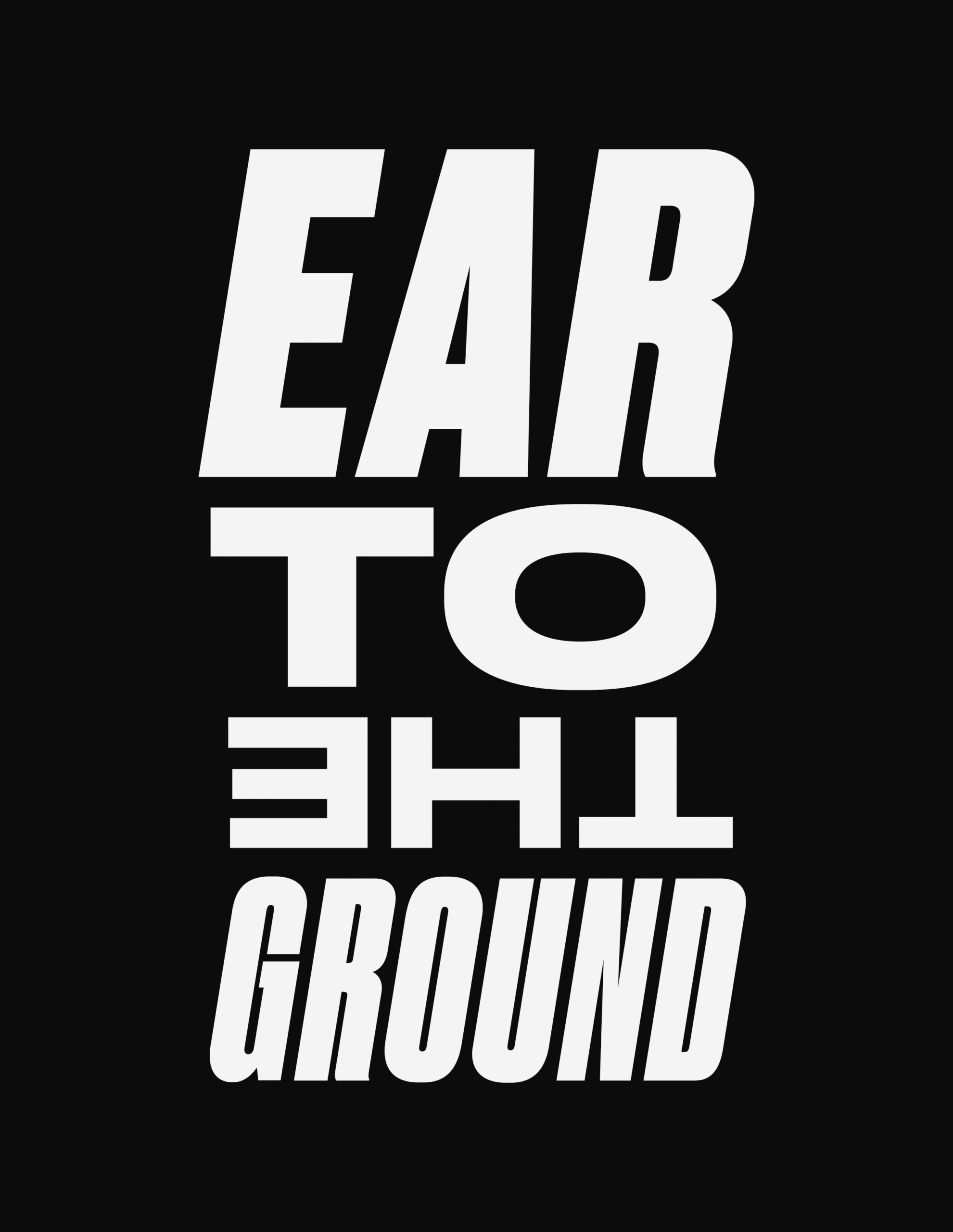 Ear To The Ground – Stacked logotype